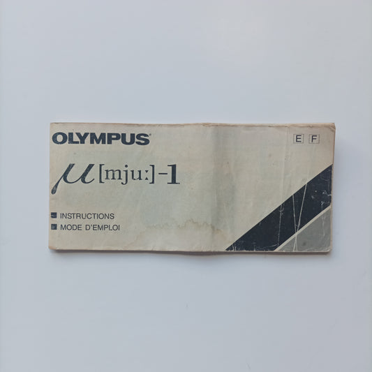 Olympus MJU 1 Instructions Manual