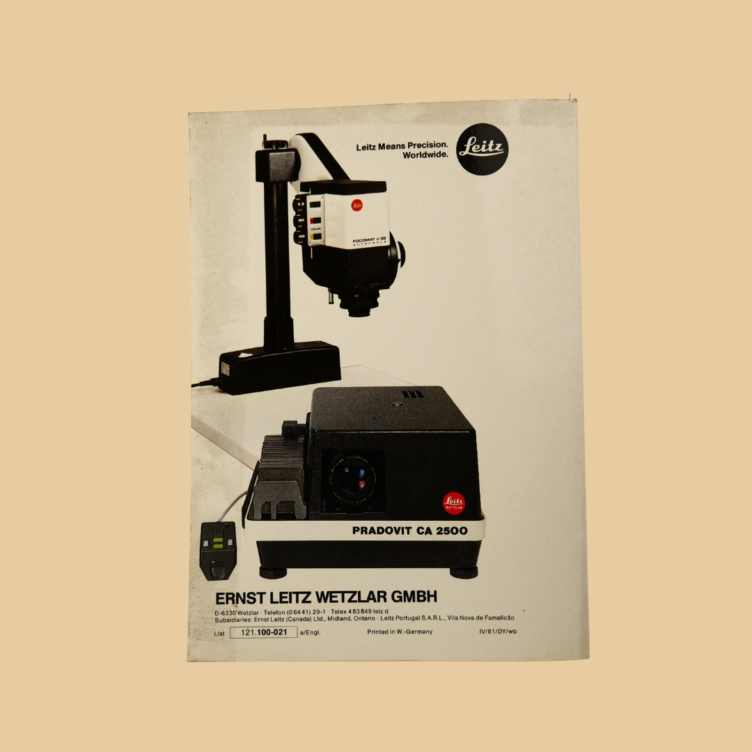 Handbook of the Leica-System