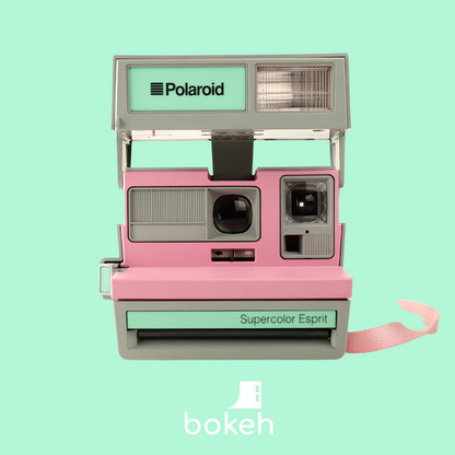Polaroid Supercolor Esprit instant film camera front open