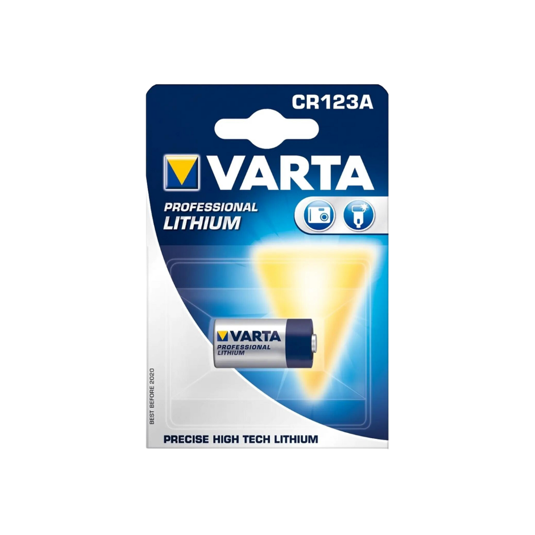Varta Cr123a Battery in packaging